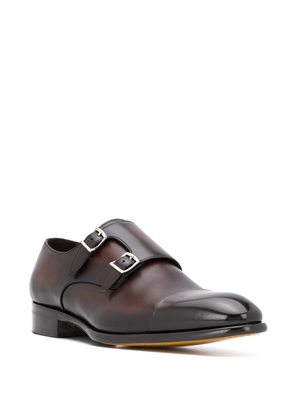 фото Doucal's monk strap leather shoes