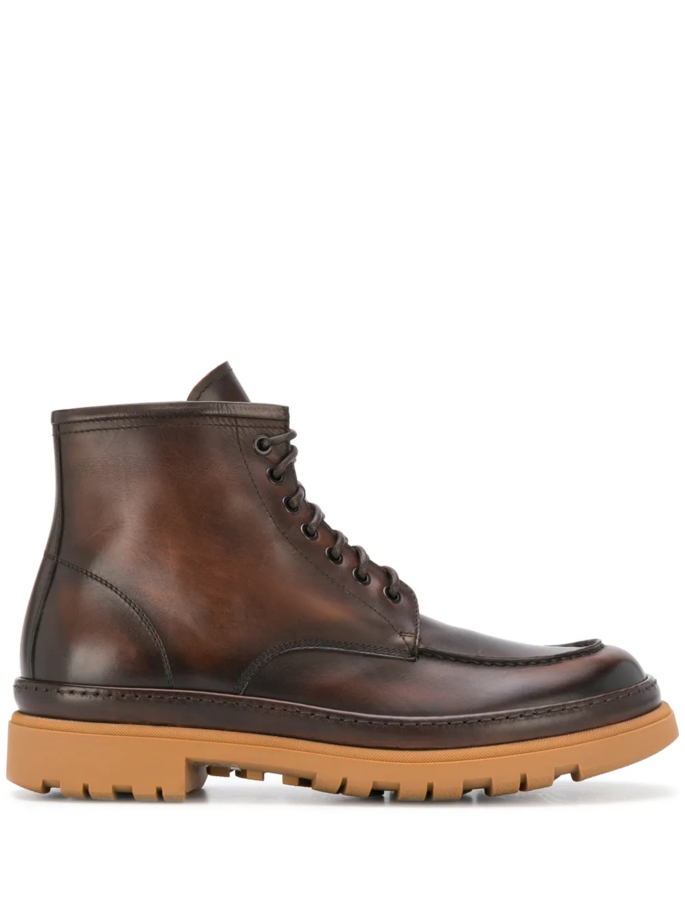 фото Doucal's leather lace-up boots