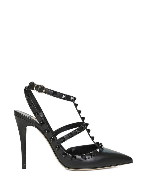 Valentino Garavani ロックスタッズ パンプス 100mm | ブラック