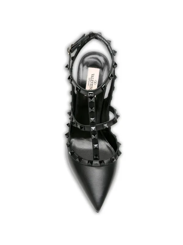 Valentino Garavani ロックスタッズ パンプス 100mm | ブラック