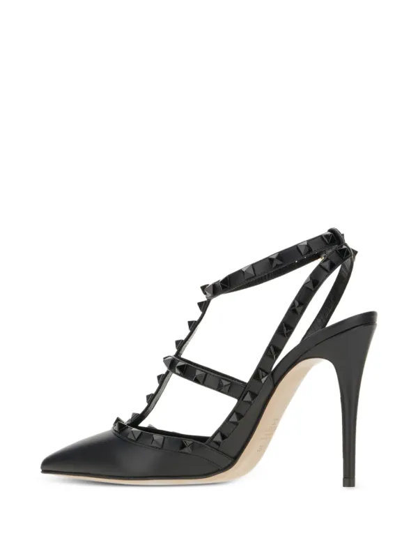 VALENTINO GARAVANI ロックスタッズ パンプス Valentino Garavani ロックスタッズ パンプス 100mm | ブラック