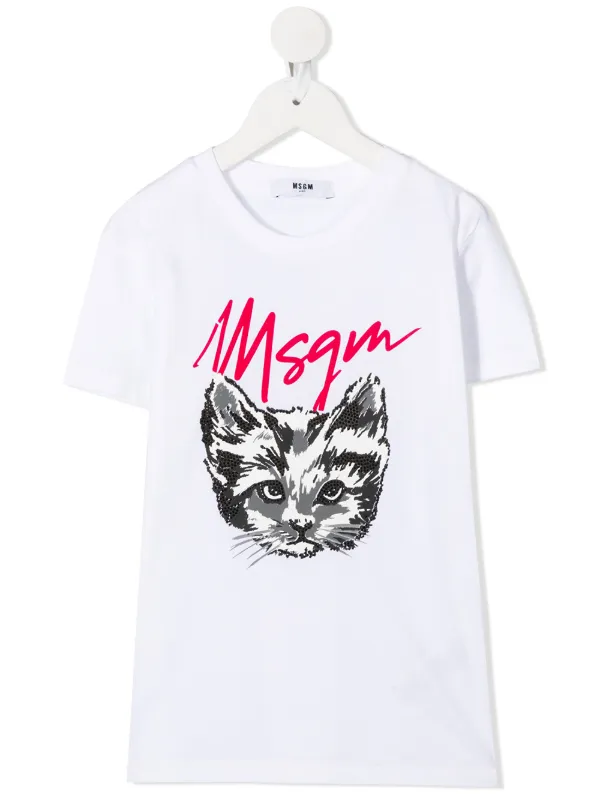 cat print t shirt