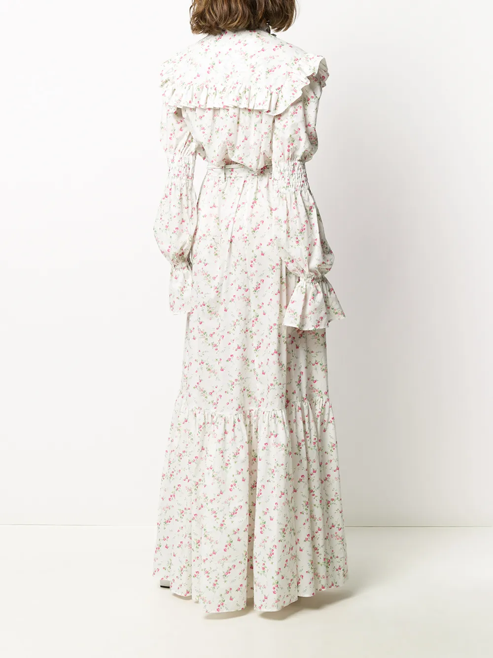Floral Ruffle Maxi Dress