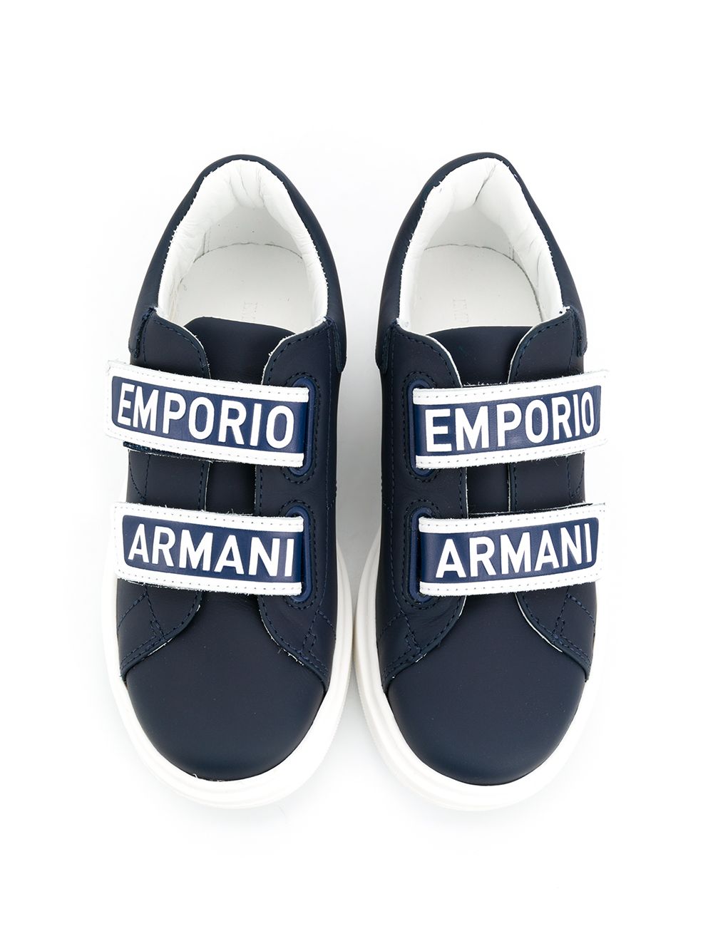 фото Emporio armani kids кроссовки с логотипом