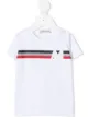 Bild 1 von Moncler Enfant T-Shirt mit gestreiftem Logo
