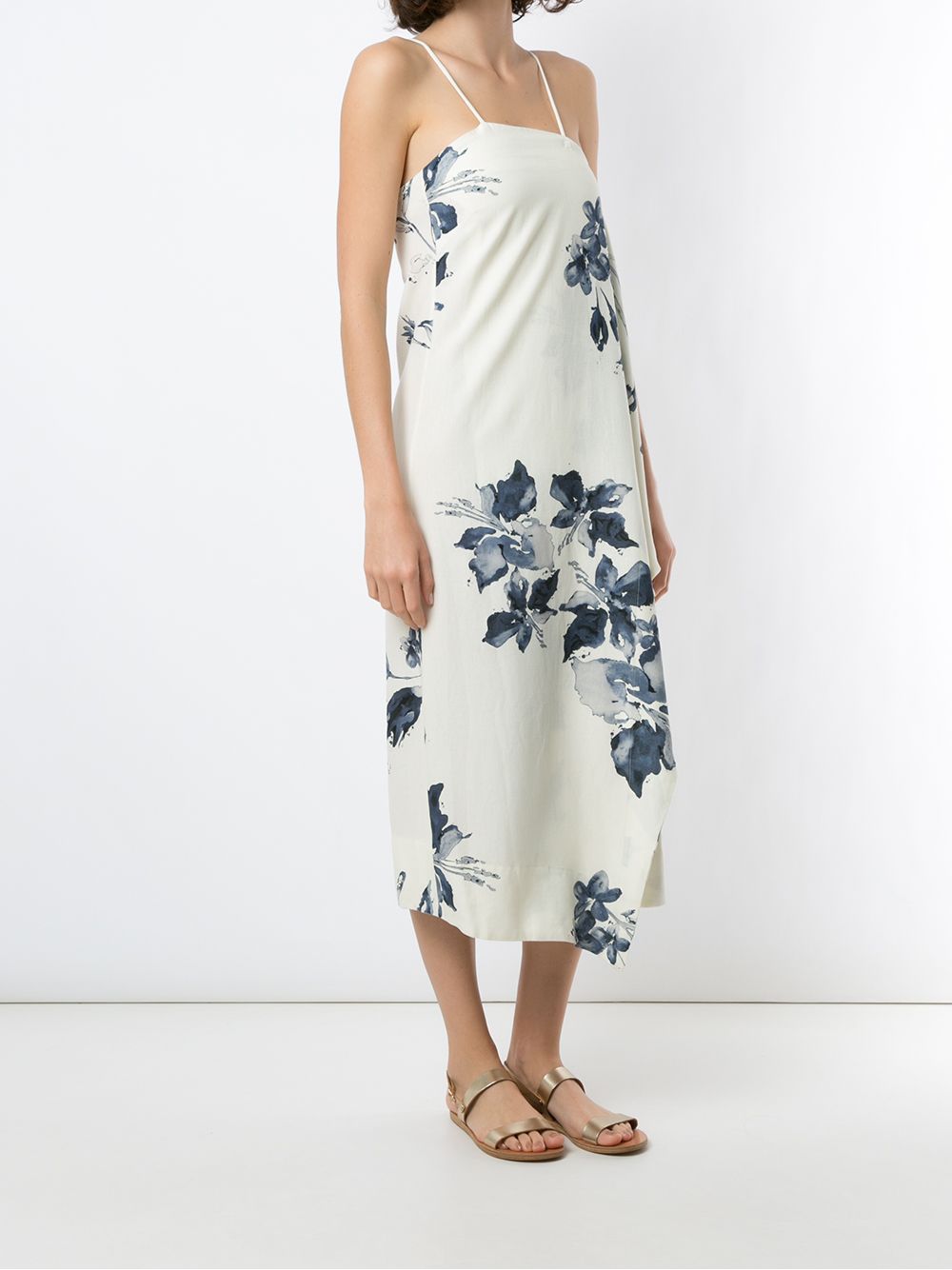 Osklen Lenço Water Flower Dress - Farfetch