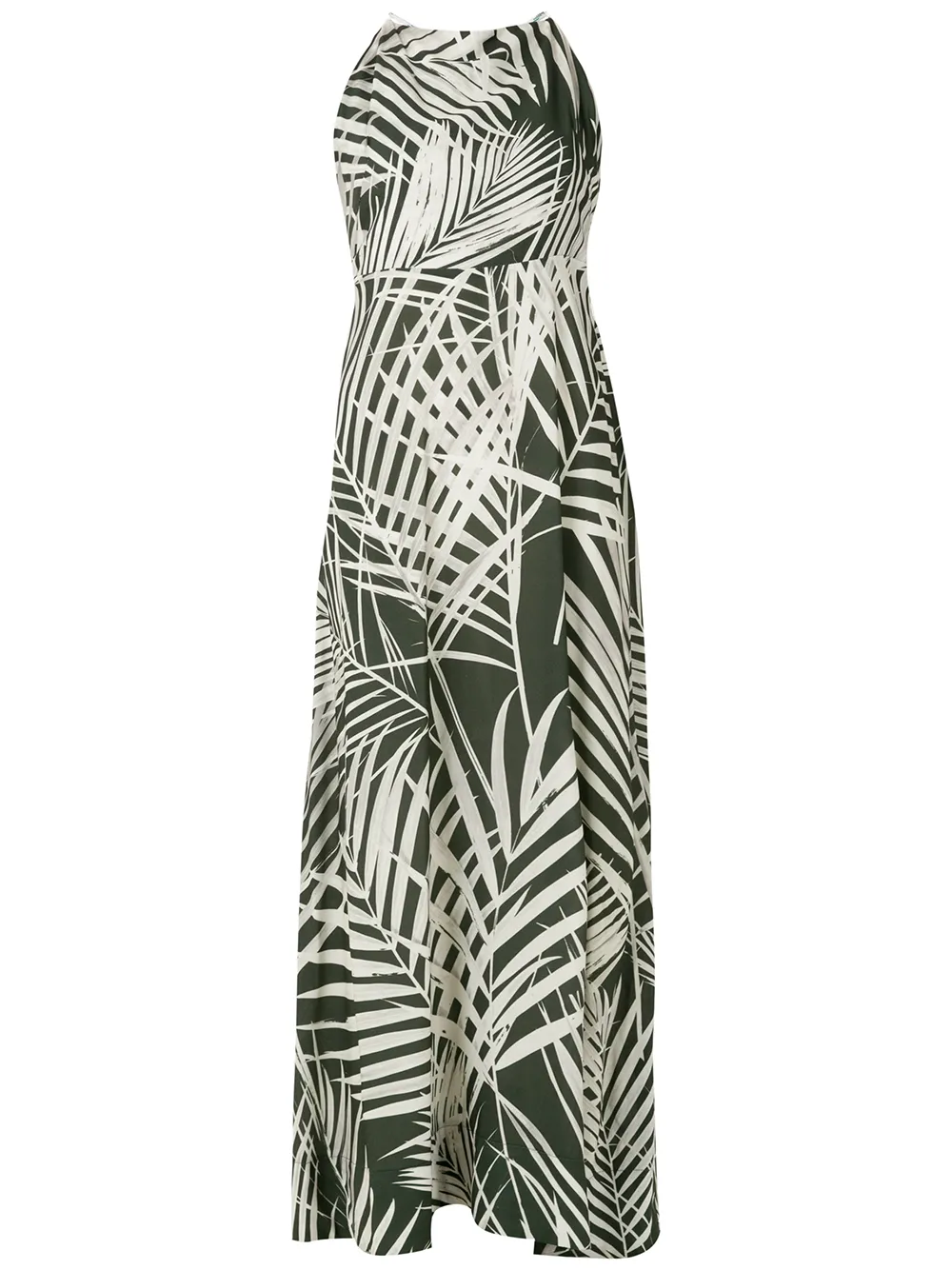 

Osklen Palm leaf long dress - Green