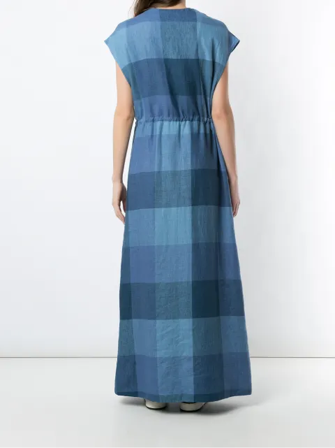 Osklen Linen Over Vichy Dress Farfetch
