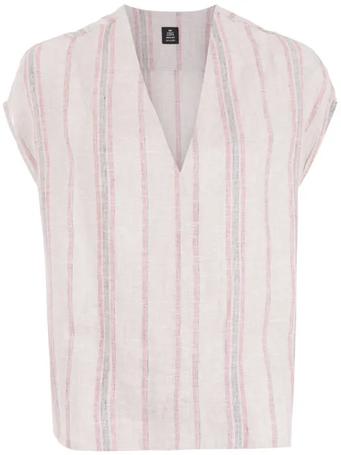 Osklen stripes linen Naute blouse