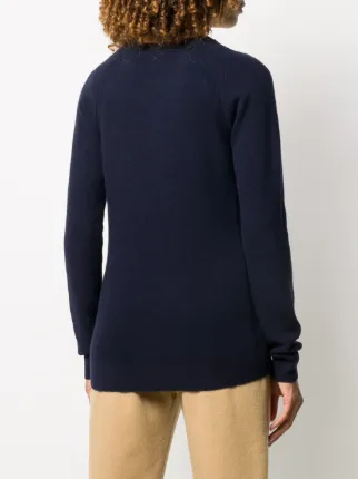 fine knit crew-neck sweater展示图