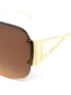 Bottega Veneta Eyewear gradient-effect aviator-frame sunglasses