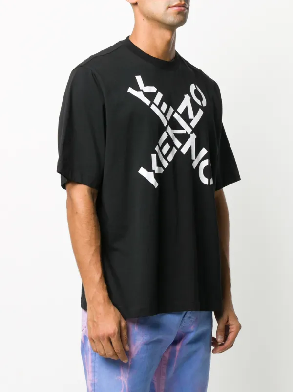 Kenzo Crossed Logo crew-neck T-shirt 