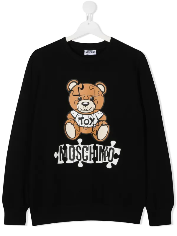 moschino teddy sweatshirt