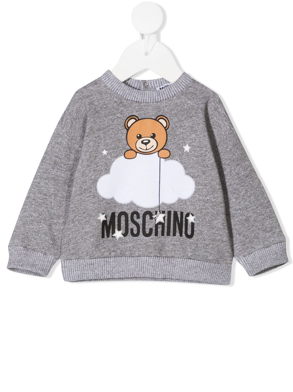 фото Moschino kids толстовка cloud teddy