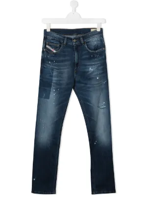 Dsquared2 Kids ディースクエアード・キッズ ダメージ ジーンズ - FARFETCH