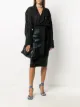 Image 2 of Mugler embossed pencil skirt