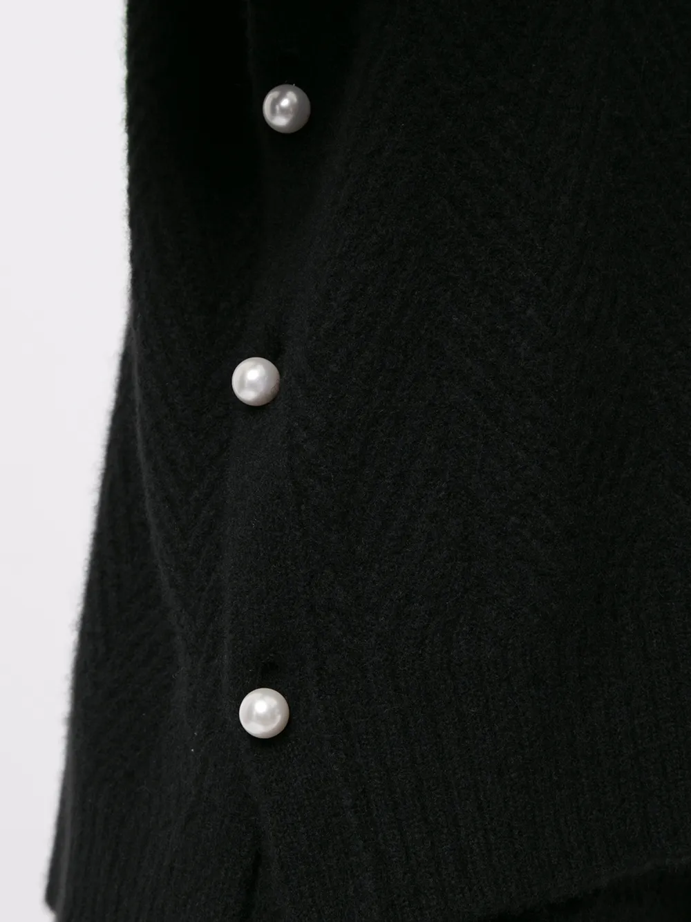 Adam Lippes Button-Detail Jumper - Black