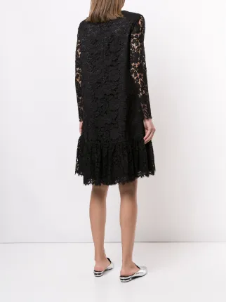 long sleeve corded lace dress展示图