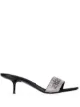 Image 1 of Alexander Wang Jessie 55mm crystal-embellished sandals