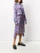 Plan C Kleid flower-print midi dress