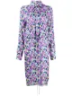 Image 1 of Plan C Kleid flower-print midi dress