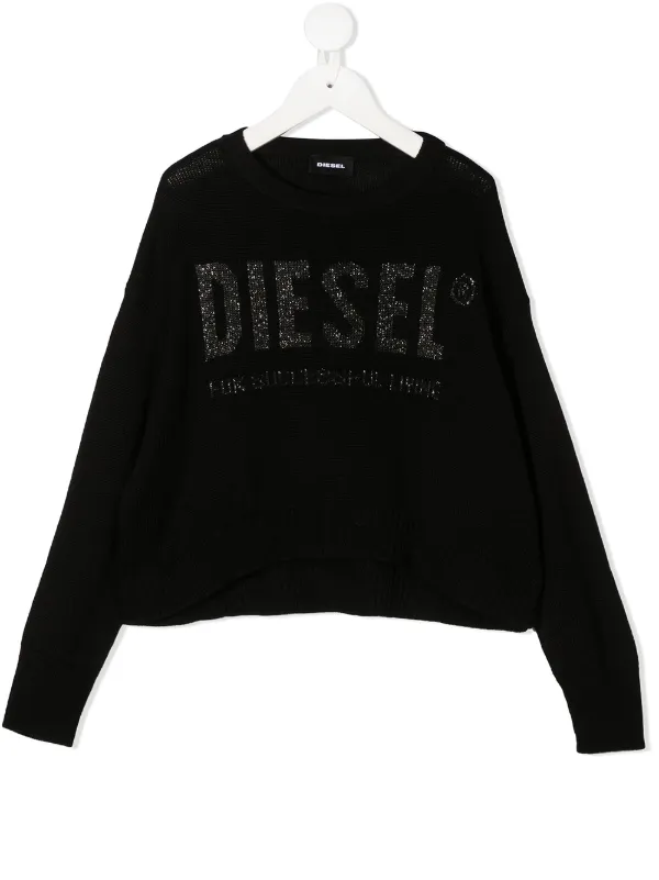 diesel black jumper