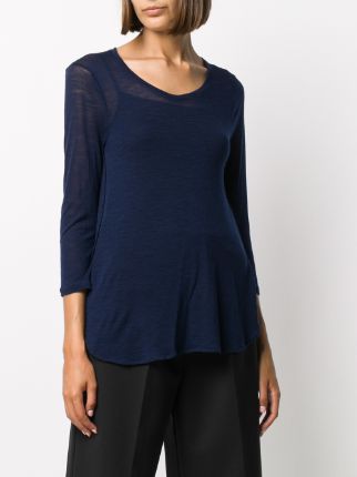 round neck modal top展示图