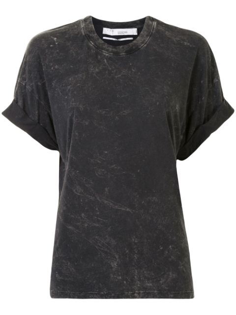 faded effect t shirt