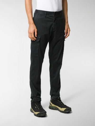 Stone Island slim-fit cargo trousers blue | MODES