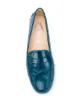 Tod's embossed style almond toe loafers