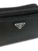 Prada triangle logo plaque crossbody bag