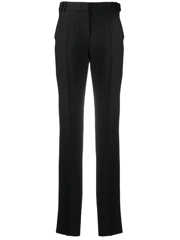 glitter high waisted trousers