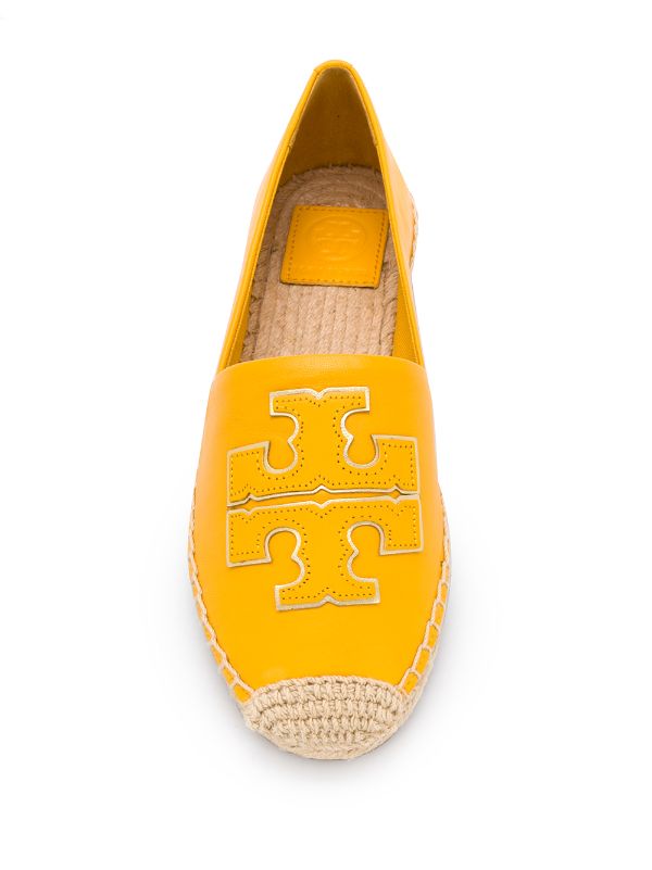 tory burch yellow espadrilles