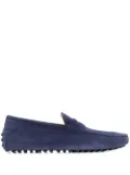 Tod's City Gommino Driving textured loafers - Blue