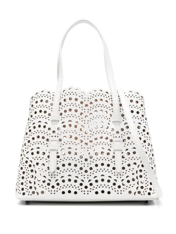 Alaïa Le Mina 25 Tote Bag | White | FARFETCH