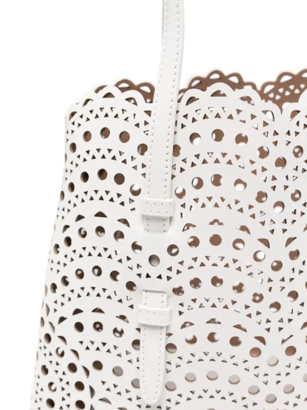 Alaïa Le Mina 25 Tote Bag | White | FARFETCH