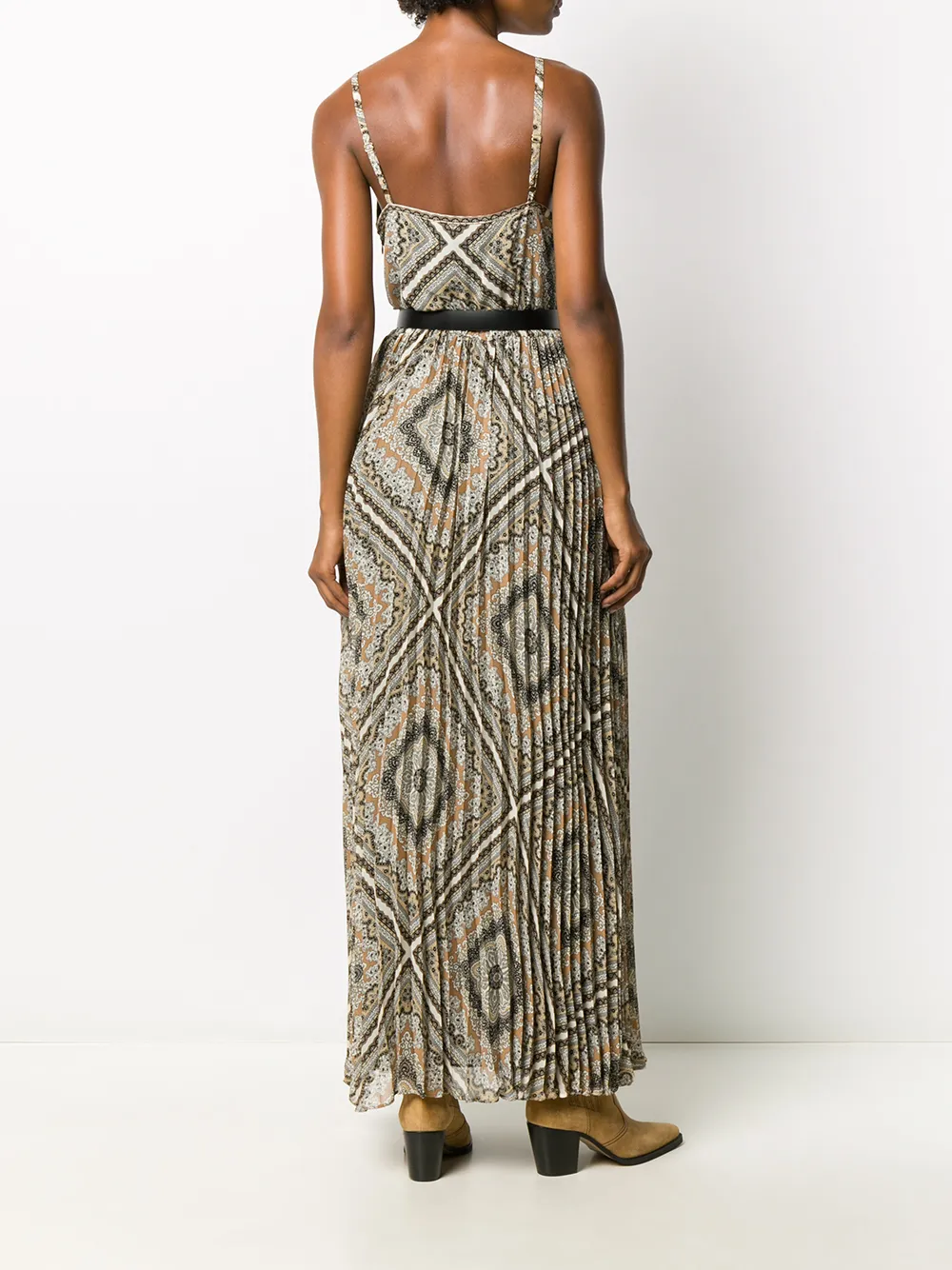 Michael Kors Jurk met geometrische print Beige