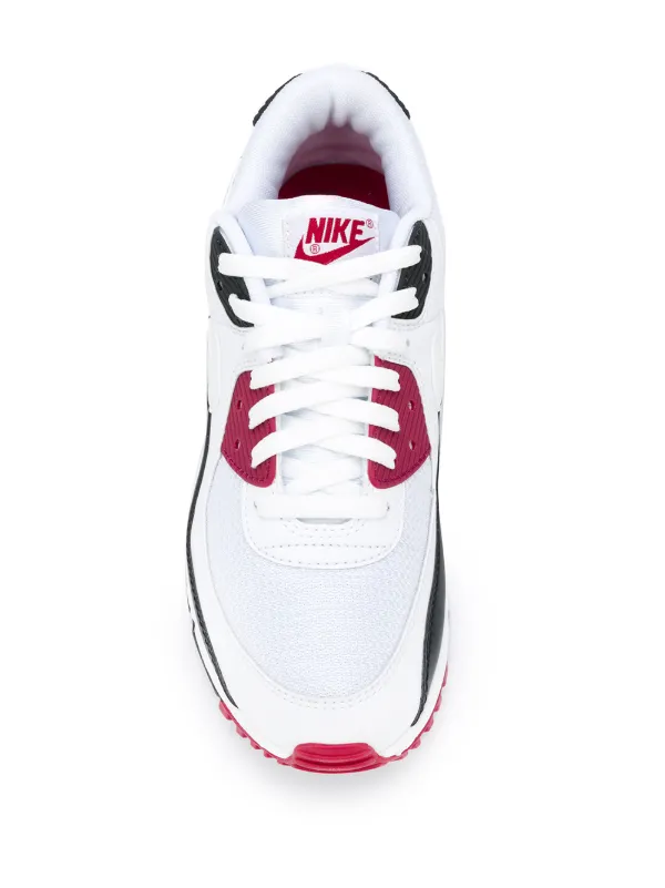 maroon and white air max