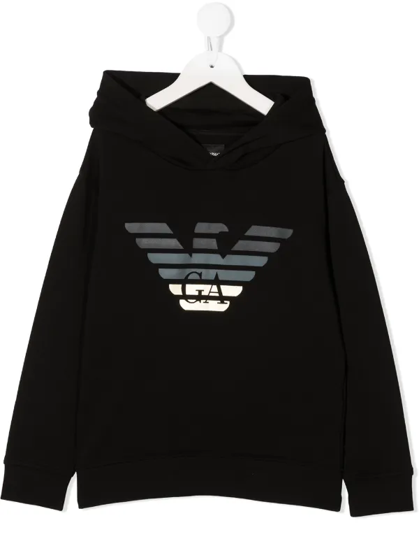 black emporio armani hoodie