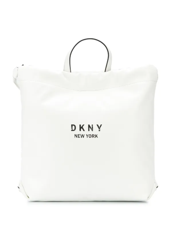 dkny logo print bag