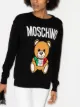 Image 2 of Moschino jacquard Italian Teddy Bear motif jumper
