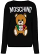 Image 1 of Moschino jacquard Italian Teddy Bear motif jumper