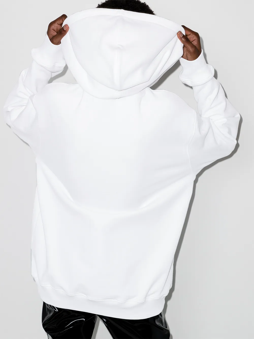 фото Moschino худи с принтом double question mark