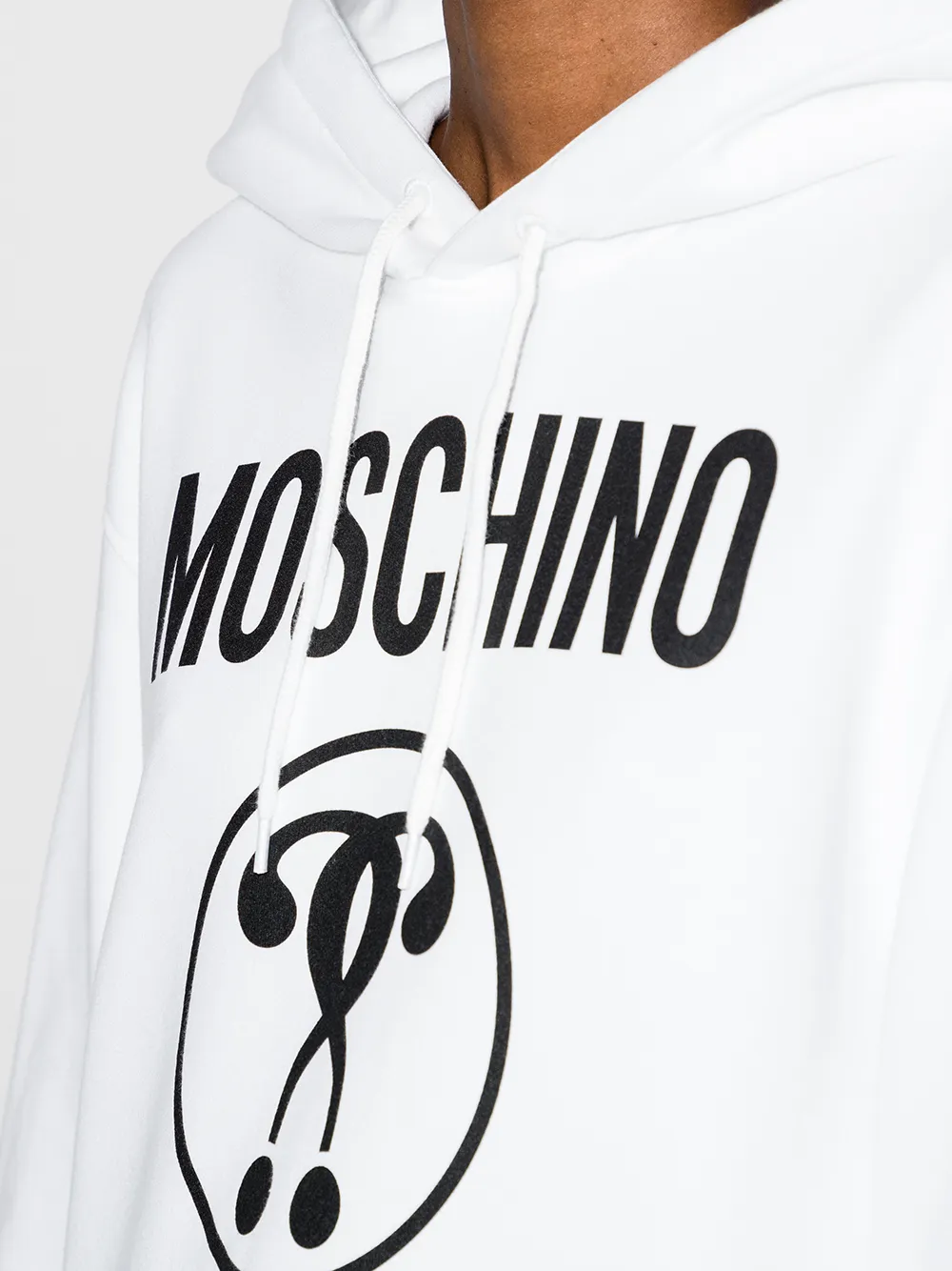 фото Moschino худи с принтом double question mark