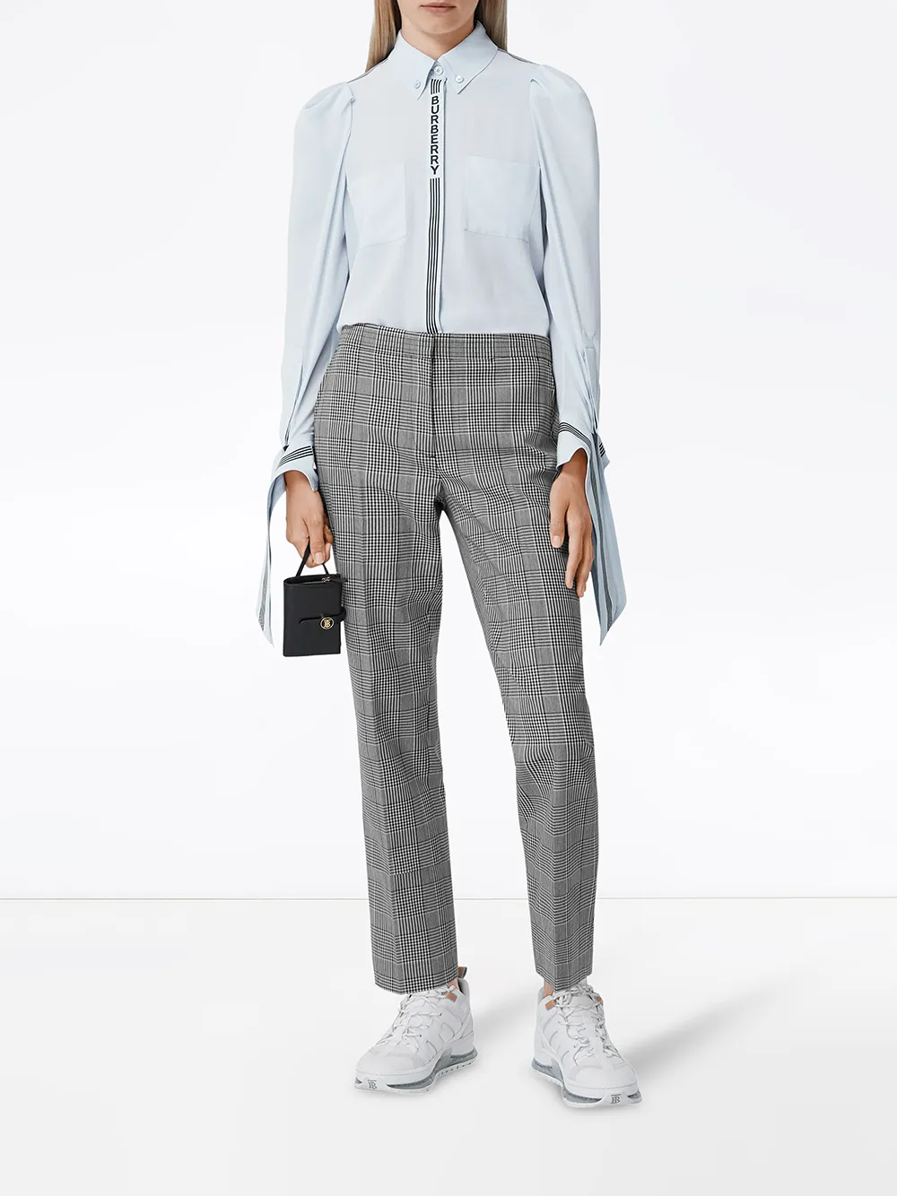 Image 2 of Burberry logo stripe shirt