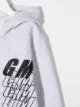 Msgm Kids graphic logo hoodie