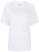Imagem 1 de Victoria Victoria Beckham Camiseta de algodão com estampa de logo