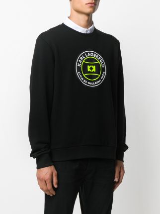 logo print sweatshirt展示图