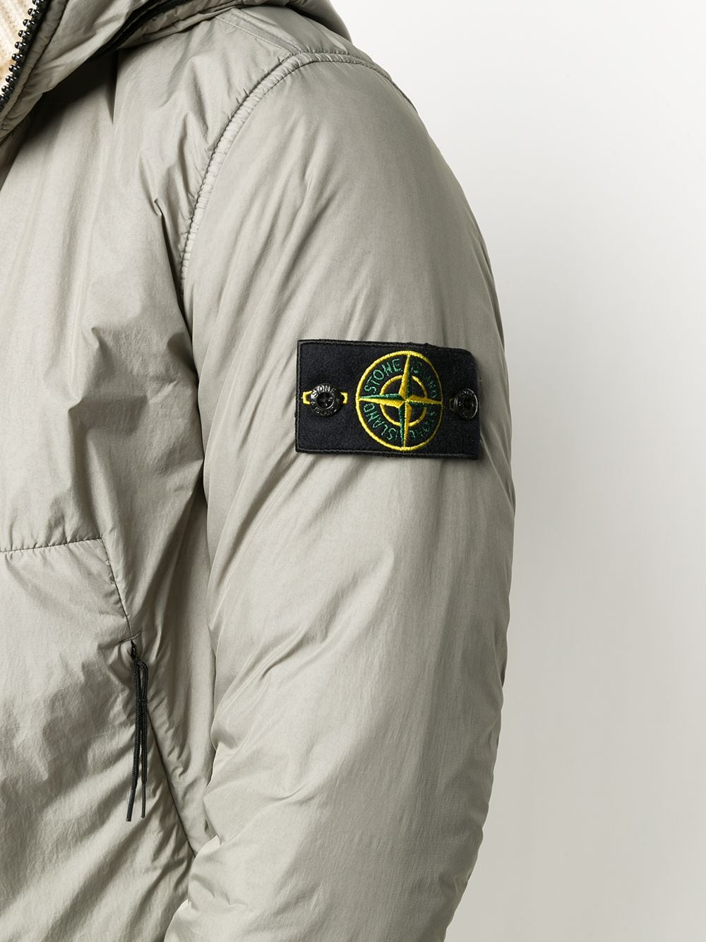 фото Stone island бомбер с капюшоном