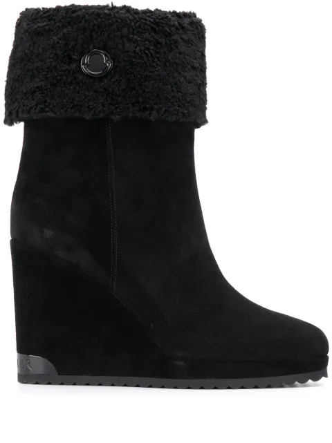 moncler zannie wedge boots